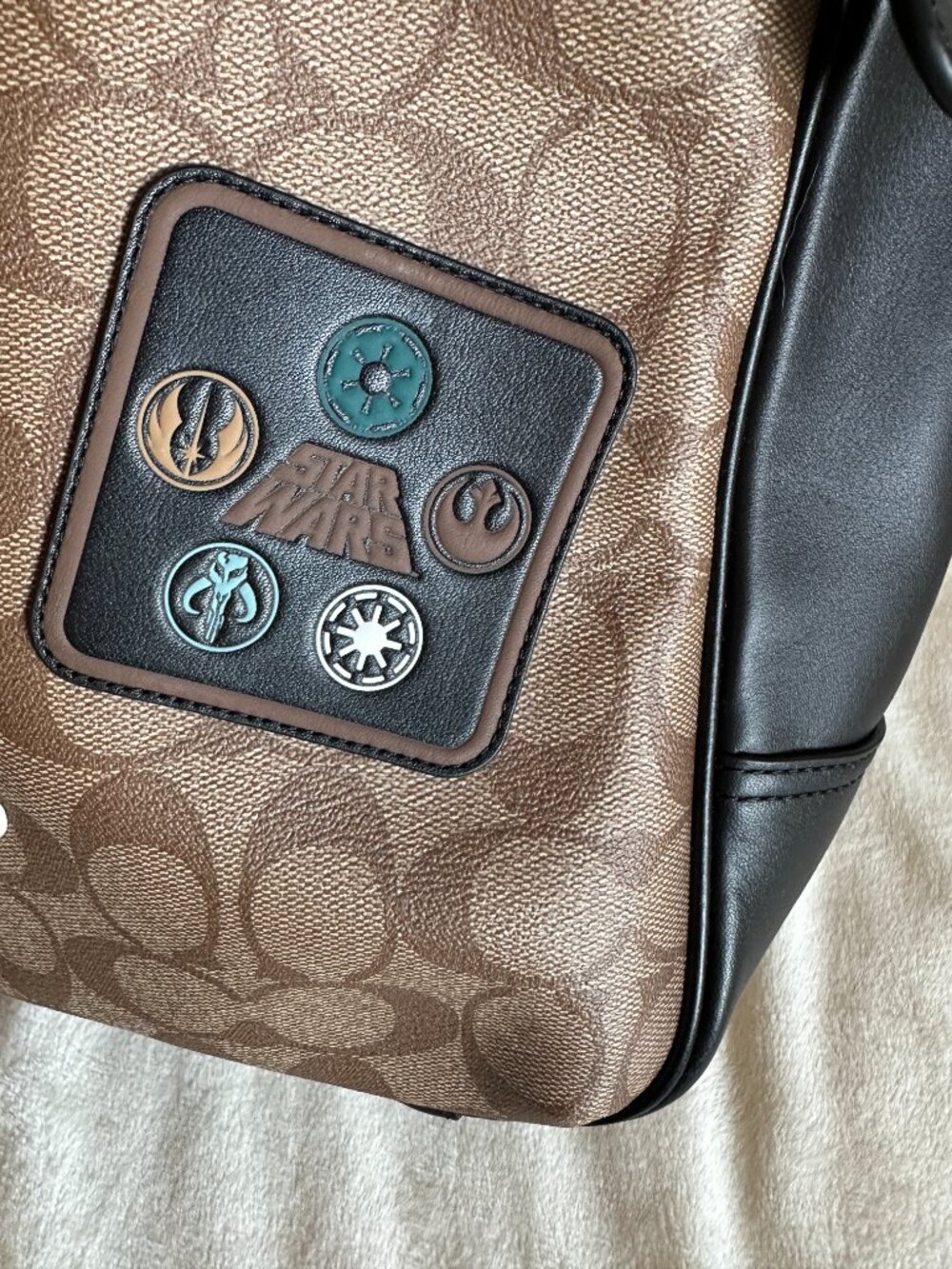 NWT! RARE! Coach X Star Wars Westway Backpack In Signature Canvas With Patches - Picture 5 of 15